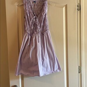 Old Navy Purple Striped Mini Dress rarely worn!
